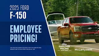 McLarty Ford Employee Pricing F150 June 2025