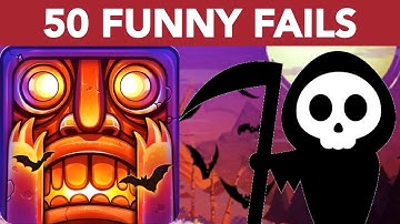 Temple Run 2 SPOOKY RIDGE Fails | 50 Funny Fails in Spooky Ridge