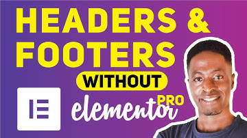 ELEMENTOR HEADER FOOTER TUTORIAL without Elementor Pro - HT Mega & Envato Elements