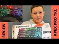 STEELSERIES Apex Pro TKL | FASTEST MECHANICAL GAMING KEYBOARD UNBOXING | REVIEW & INJURY
