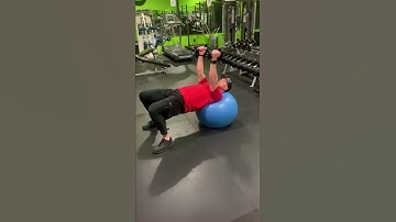 Physio Ball DB Chest Fly’s