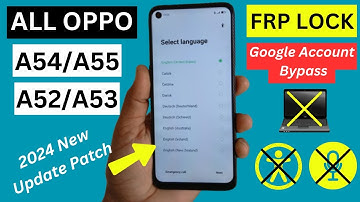 All Oppo A54/A55/A53/A52 FRP Bypass | 2024 Latest Security Update All Oppo FRP Bypass Without PC