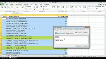 EXCEL COMO ELIMINAR REGISTROS DUPLICADOS