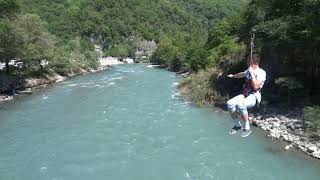 Тарзанка - река Бзыбь, Абхазия