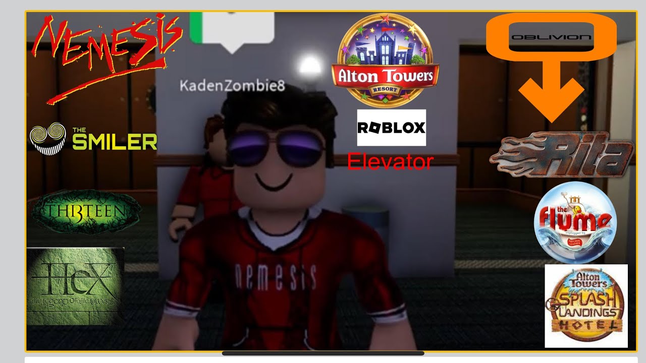 I ride the Alton towers lift! in Roblox!