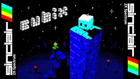 CUBIX 128K (2025) Level 1+2 100% Walkthrough, ZX Spectrum