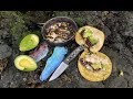 Catch and Cook in the RAIN on the ROCKS:  Most Delicious Fish Tacos!!