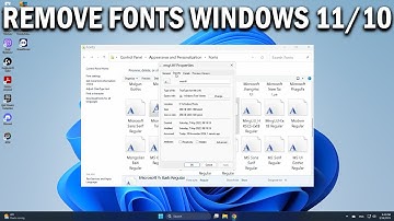 How To Fix Cannot Delete Font Files in Windows 11 or 10 - Easy Fix