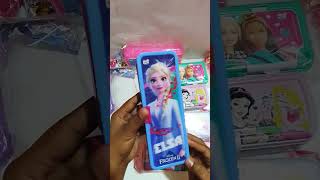 Frozen Princess Elsa pencil box 209₹ Barbie princess pencil box collection unboxing review by KTS