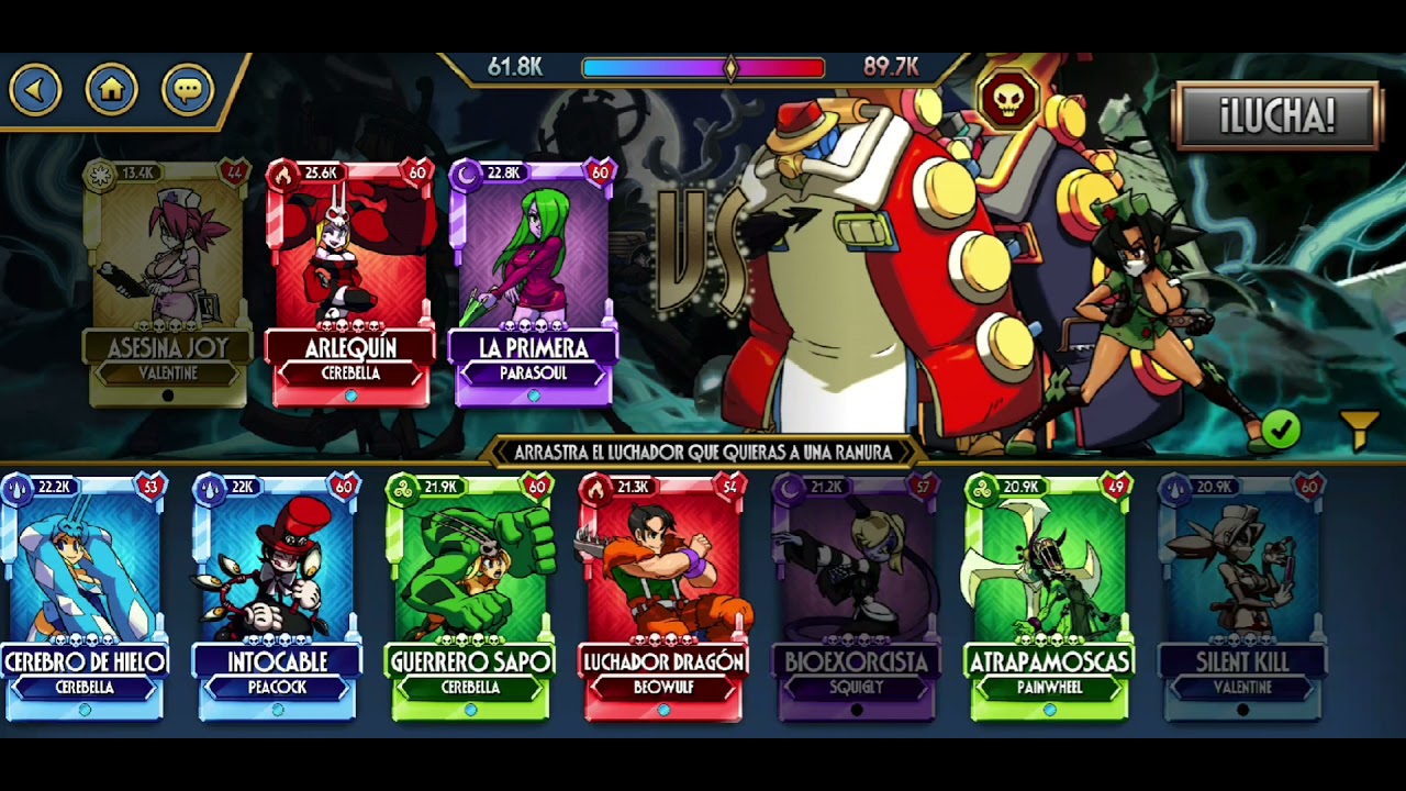 Skullgirls Mobile: Batallas de brechas | Rift Battles #18 (Isoco) - YouTube