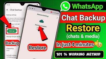 How To Backup & Restore WhatsApp Chats In 2024 | Restore WhatsApp Messages On Android