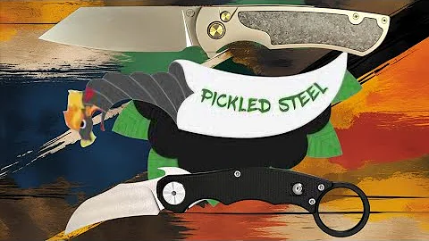 Pickled Steel prototypes straight from South Africa! Blood Eagle and Typhon!