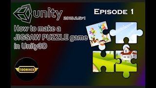 1 - Making a Jigsaw puzzle game in Unity3D - Episode 1 screenshot 3