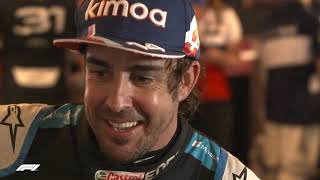 Fernando Alonso Post Race Interview Abu Dhabi GP