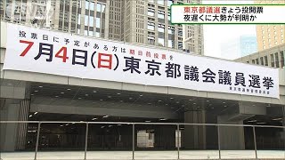 東京都議選　きょう投開票　夜遅くに大勢が判明か(2021年7月4日)