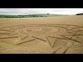 Crop Circle Olivers castle, Roundway White Horse , Devizes  Wiltshire Reported 15/08/2021