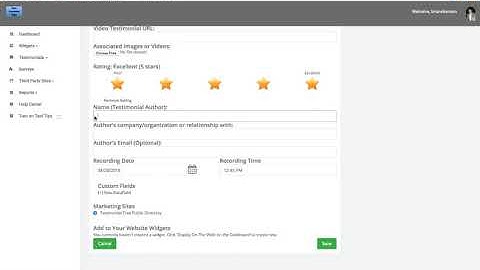 How To Add An Existing Testimonial In Your Testimonial Tree Account