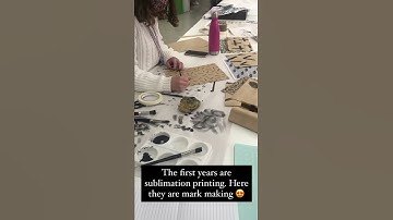 BA Textile Design student tour | Printing studio