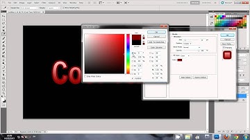 Photoshop CS5 Tutorial - How To Make A Cool Text Effect