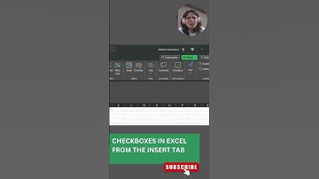 CHECKBOXES IN EXCEL FROM THE INSERT TAB
