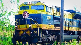 Virginian Heritage Unit  2 CSX Trains Meet and More!