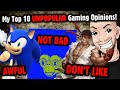 Top 10 Unpopular Gaming Opinions! - Caddicarus