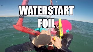 Waterstart Kite Foil: Comment je fais mes Waterstart.