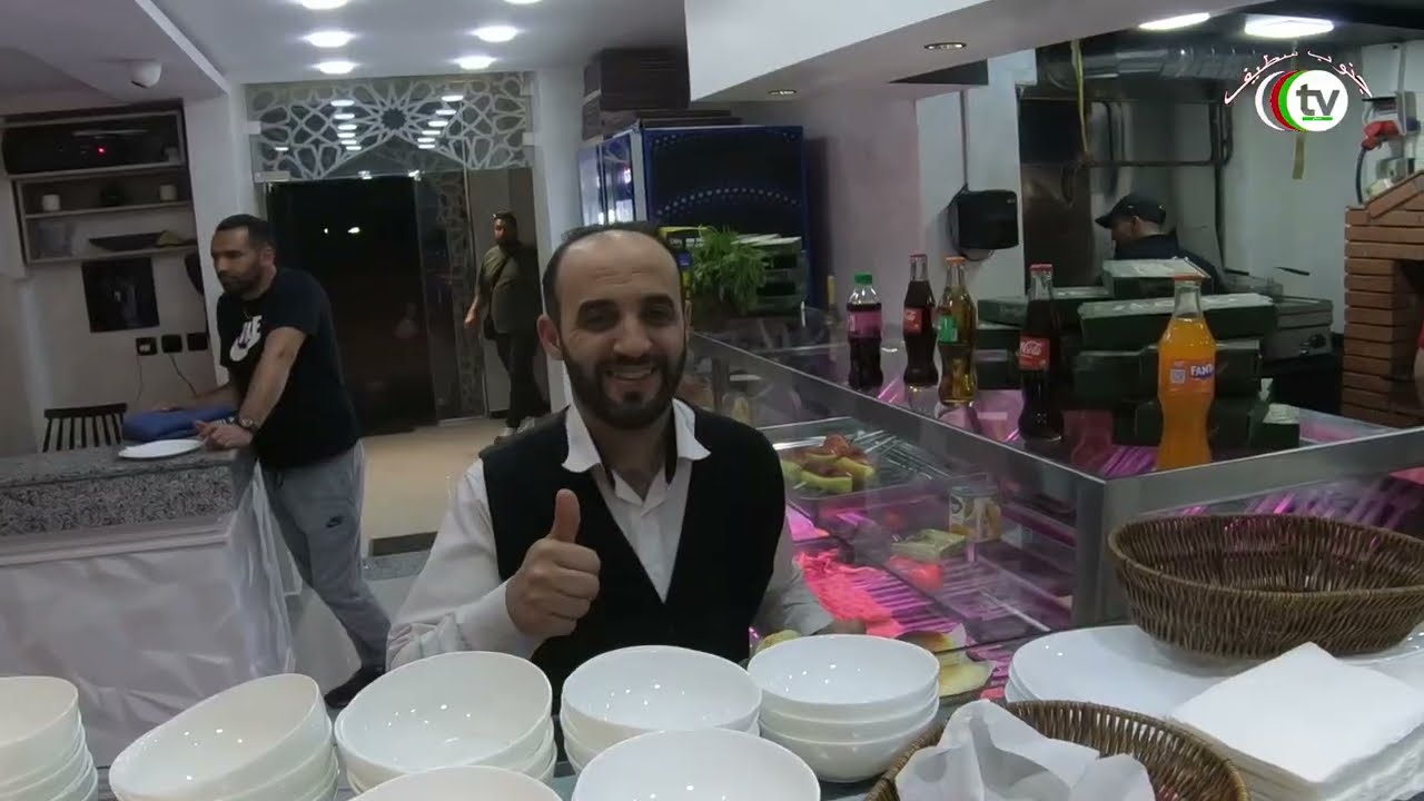 مطعم بابل Babel restaurant المتواجد مقابل مقر #دائرة_سطيف ومجاور  إذاعة سطيف الراحة