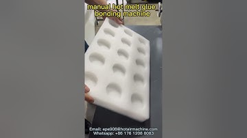 PE Foam Manual hot melt glue machine | Bonding machine | Welding machine | For PE EPE XPE Cardboard