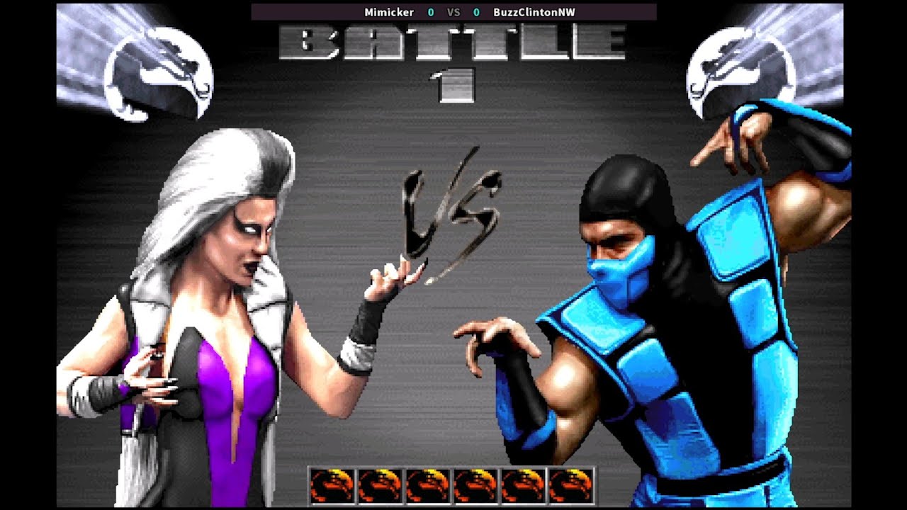 Mimicker vs BuzzClintonNW - Ultimate Mortal Kombat 3 - With Shang Tsung mirror match up - Fightcade