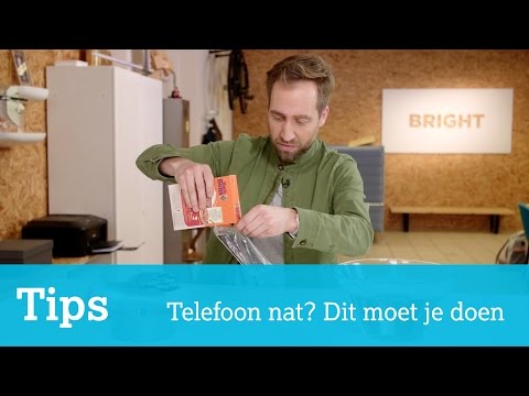 Tips: wat moet je doen als je telefoon nat is geworden?