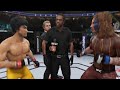 Bruce Lee vs. Mel Brave Heart (EA sports UFC 3)