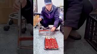 #Bingtanghulu #Selling Tomatoes on sticks has become popular #Online popular Tomatoes on s#41944