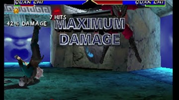 Mortal Kombat 4 - Quan Chi 11 hits 74% (Spiked Mace)