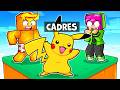 Virei BEBÊ POKEMON para TROLAR MEUS AMIGOS em UM BLOCO no Minecraft!