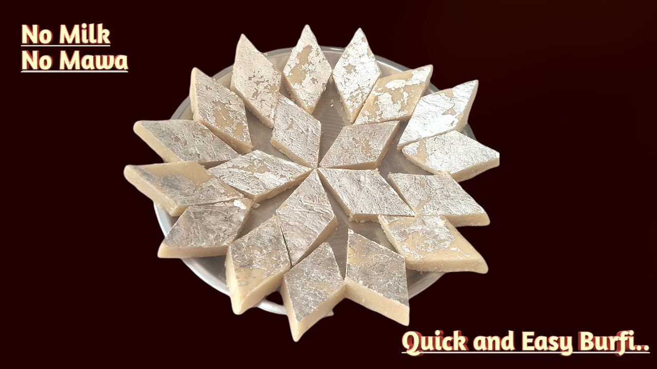 Maida Burfi | 3 Ingredients recipe | Easy Sweet Recipe | Burfi Recipe | Mithai | Sweet Recipes