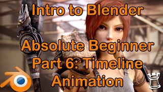 Intro To Blender for Absolute Beginners Part 6: Timeline Animation