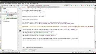 Android tutorial 2018   46  Set the notification's tap action screenshot 5