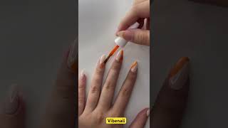 Orange and pink nails #yt #nails #viral #nailart #trending #video #ytshorts #viralvideo #viralshorts