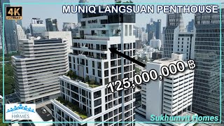Amazing PENTHOUSE Bangkok Best Views MUNIQ Langsuan Rent and Sale 🇹🇭 Thailand