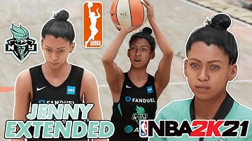 THE CREATION OF THE BEST WNBA PLAYER EVER! THE W NBA2K21 BEST BUILD NEXT GEN PS5!