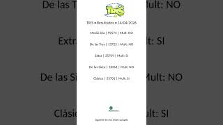 Tris 14 Abril 2026 - Resultados Loteria Nacional #chispazo #melate #tris