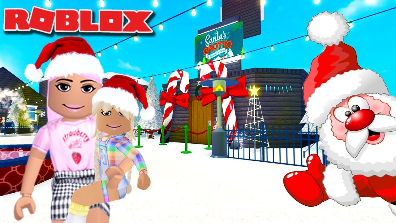 Taking Poppy To The North Pole Bloxburg Roleplay Roblox Youtube
