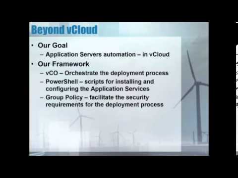 2013 #vBrownBag VMworld YP Chien Automating Application Server Deployment in vCloud