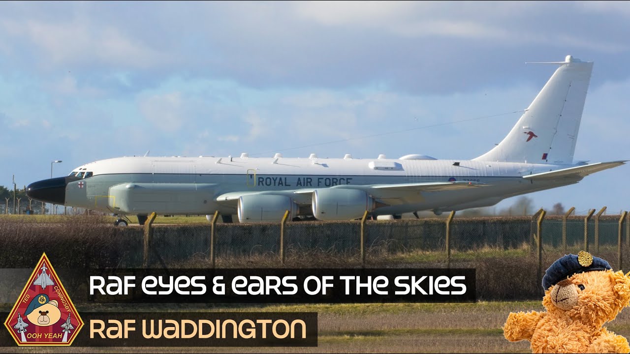 "SOAK UP" EYES AND EARS OF THE RAF RC135W RIVET JOINT ZZ666 • RAF