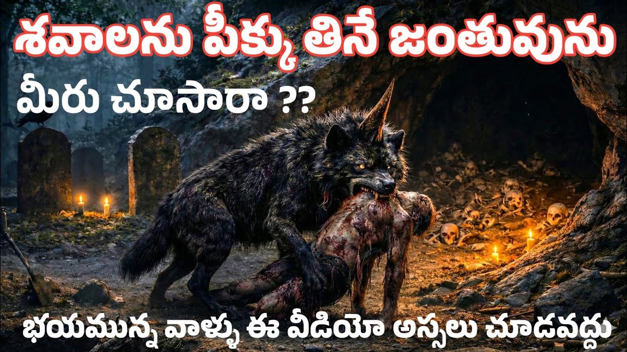 స్మశానం నుంచి శవాలను పీక్కుతినే జంతువులు మీరు ఎప్పుడైనా చూసారా భయం ఉన్నవాళ్లు ఈవీడియో అసలు చూడవద్దు.