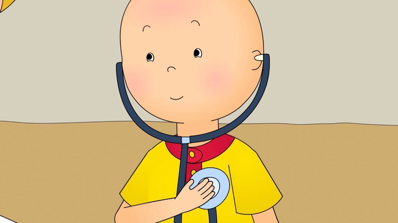 caillou visits the doctor