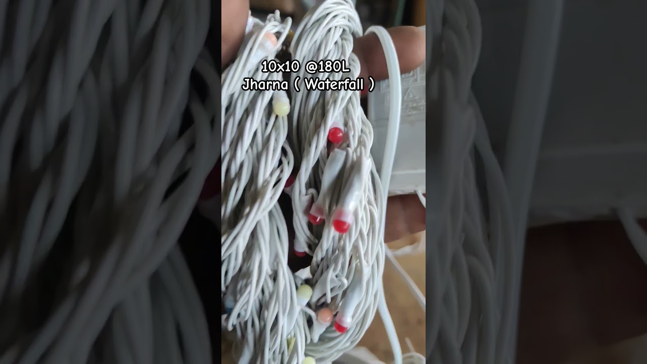 Waterfall Led Lights | wedding | Birthday Decoration Light | Multicolor RGB 