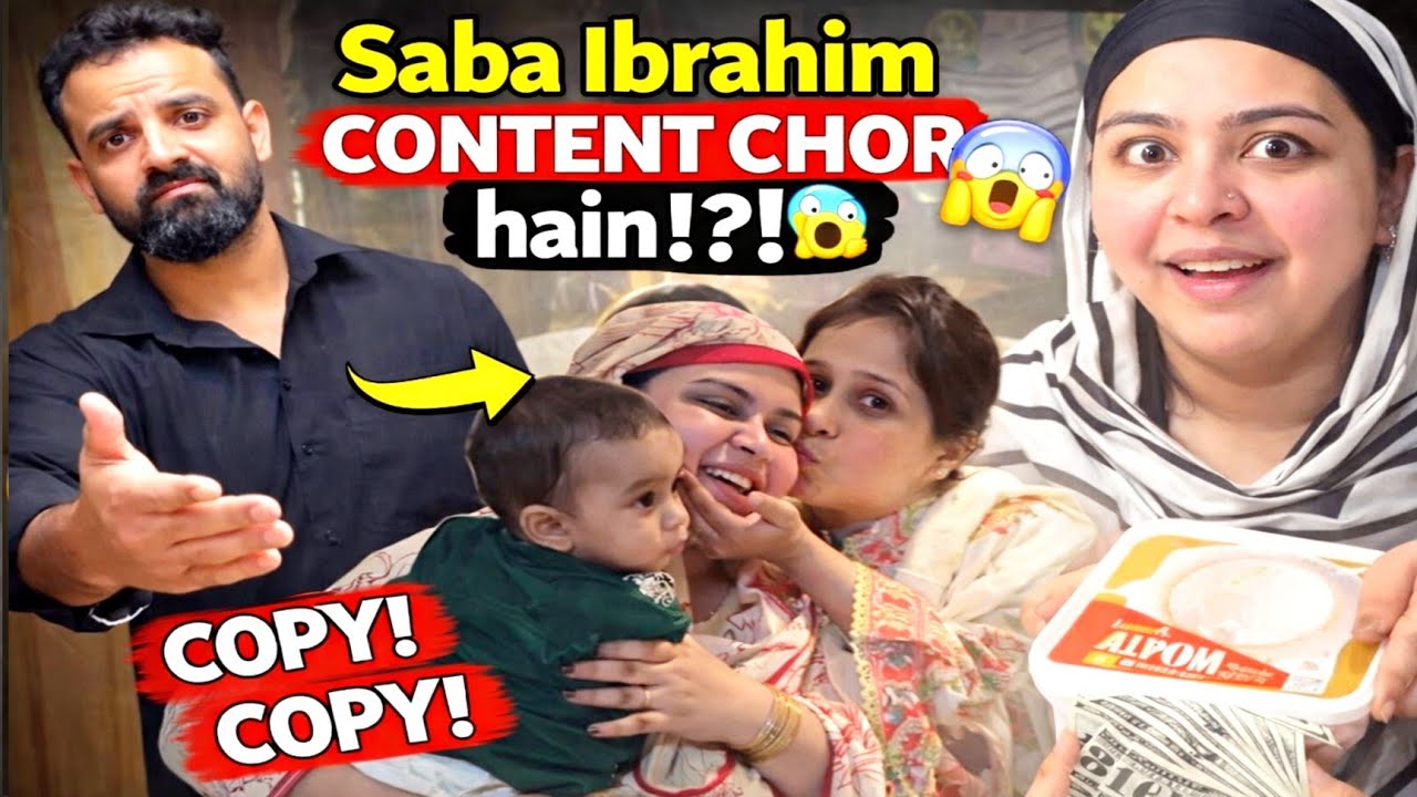 🚨SABA IBRAHIM CONTENT CHOR HAI⁉️😱|| SHARM KARO ISLAM KO USE KARNA/MAZAQ BANANA😡||#aajkicharchaa 