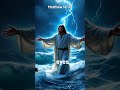 Jesus Walks on Water-Matthew 14:33#motivation#bibleverse #bible#shorts#foryou #trending #inspiration